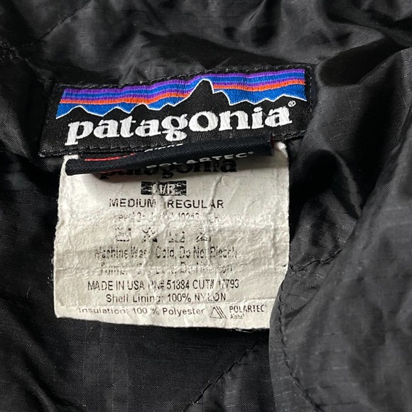 SOLD Patagonia VTG USA Puffer Jacket Medium - Picture 4 of 4